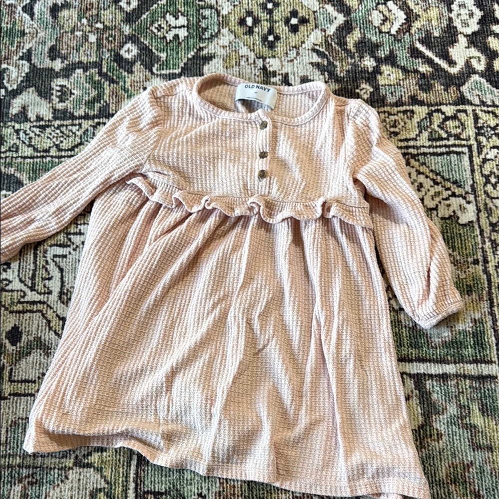 4/$22 Old Navy Pink Waffle Dress
